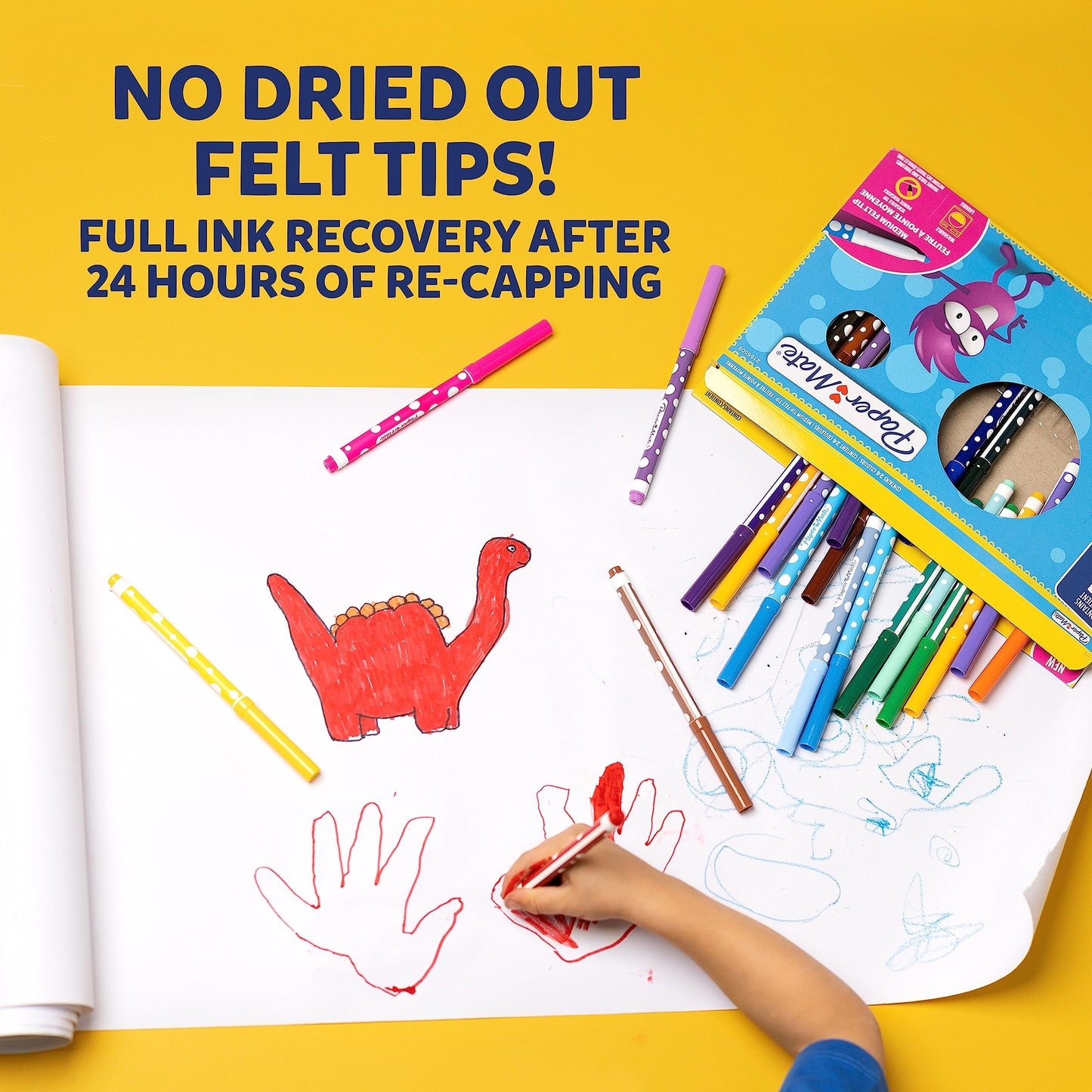 Paper Mate Children's Colouring Pencils | Pre-Sharpened Coloured Pencils | Assorted Colours | 12 Count