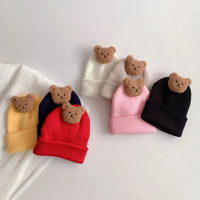 Little Bear Collection - Knitted bear hat