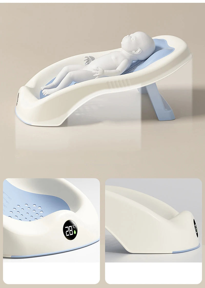Infant Temperature Guage Non slip Folding Bath Bed Holder