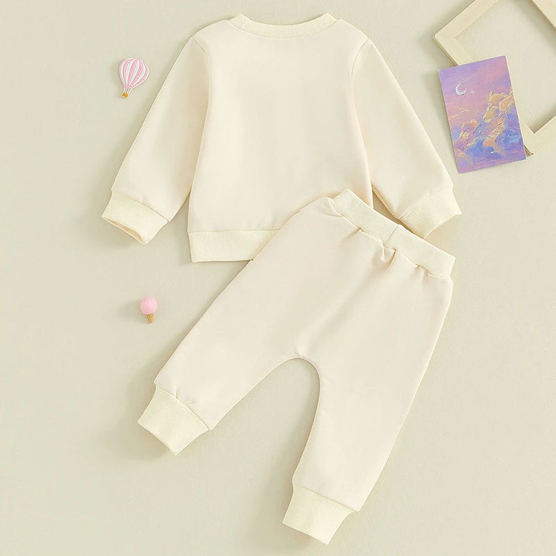 Baby Girls Oversize Sweater & Long Pants