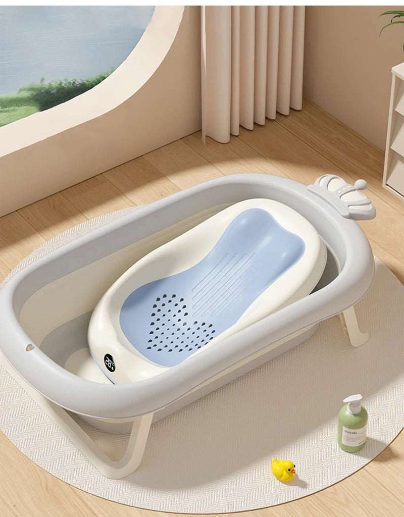 Infant Temperature Guage Non slip Folding Bath Bed Holder