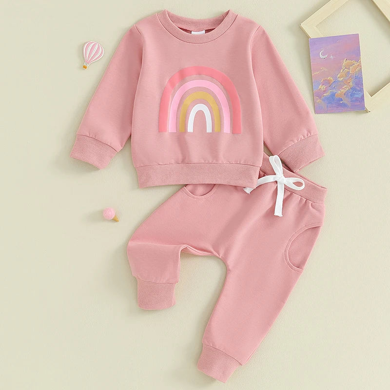 Baby Girls Oversize Sweater & Long Pants