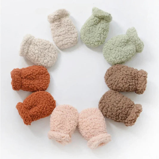 Winter Infant Fluffy Mittens