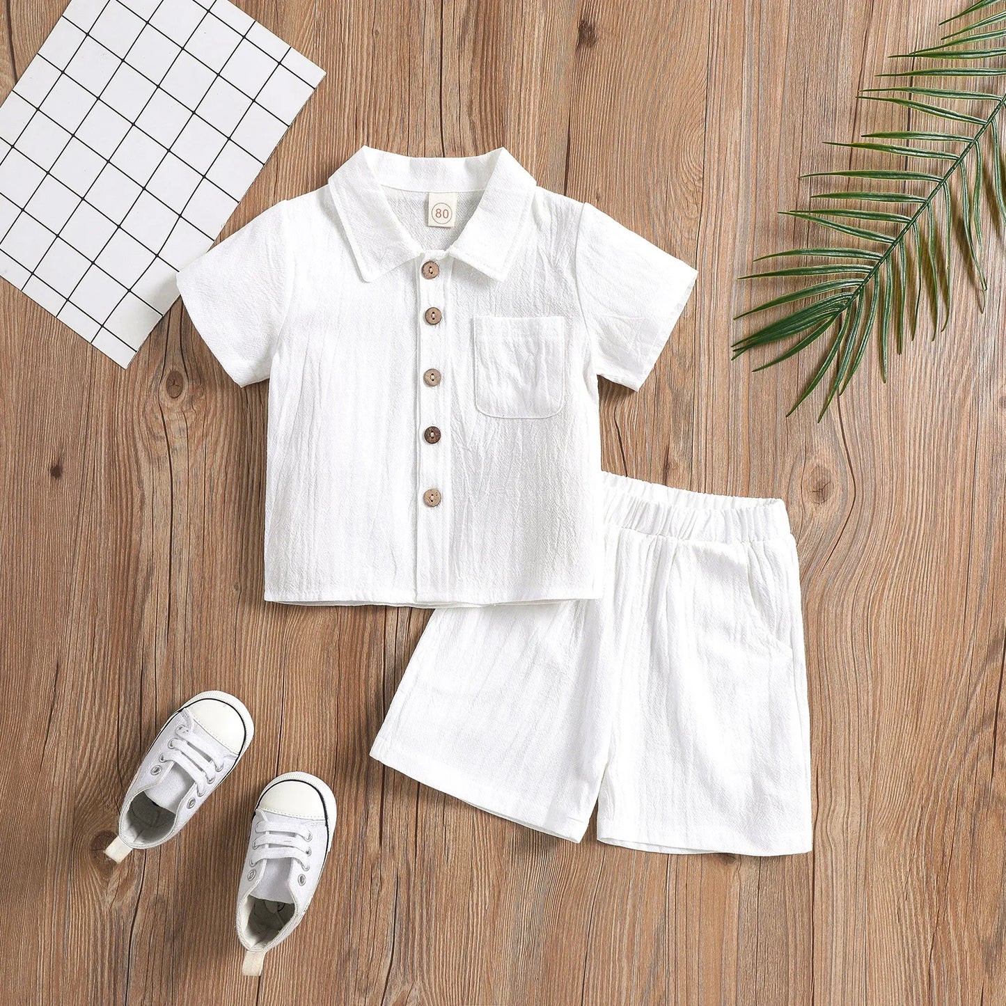 Baby Boy Shirt & Short Set