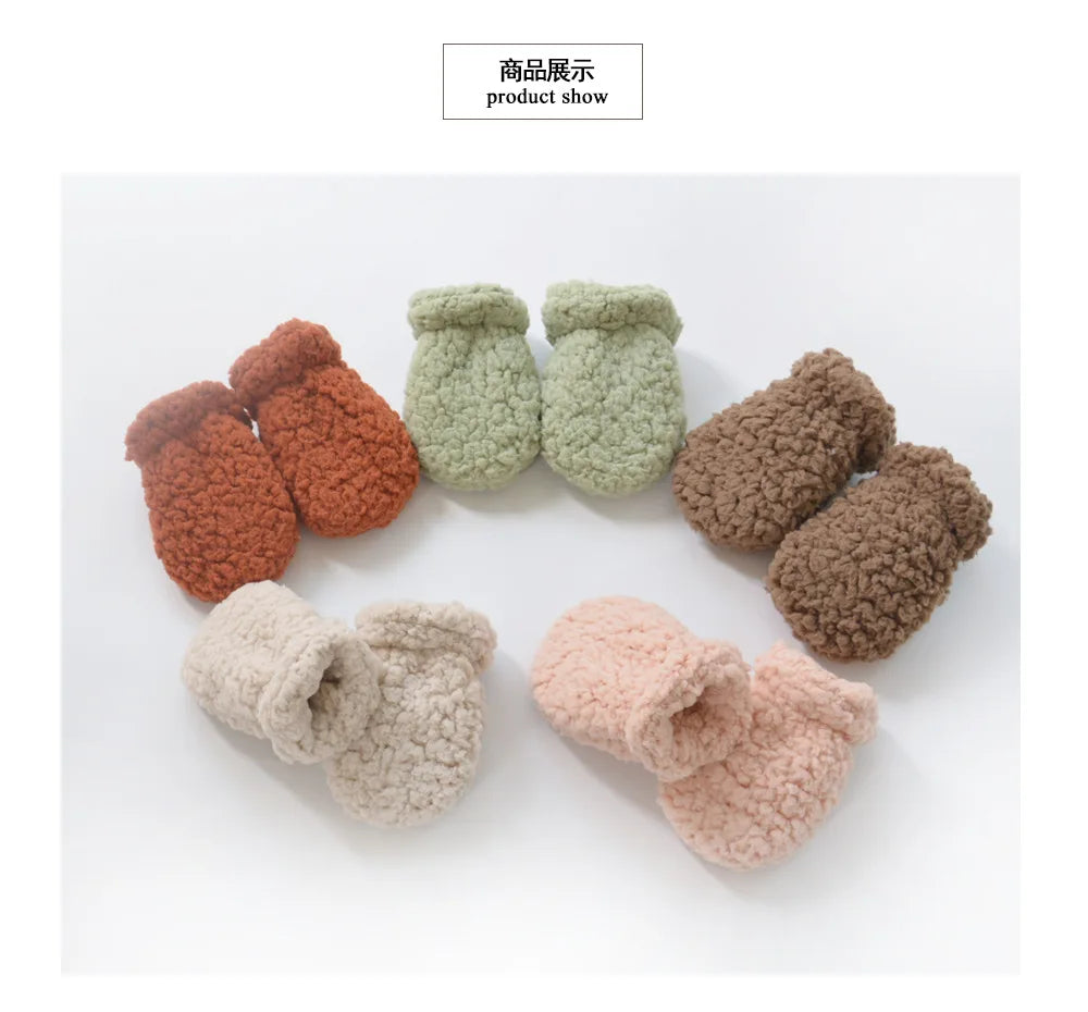 Winter Infant Fluffy Mittens