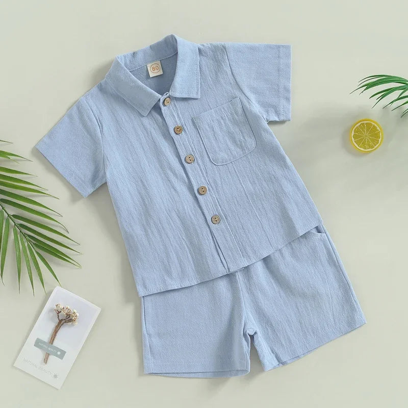 Baby Boy Shirt & Short Set