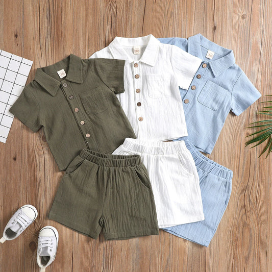 Baby Boy Shirt & Short Set