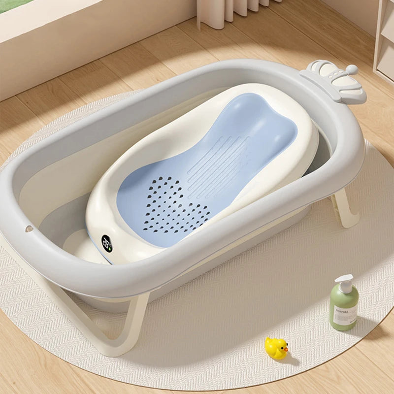 Infant Temperature Guage Non slip Folding Bath Bed Holder