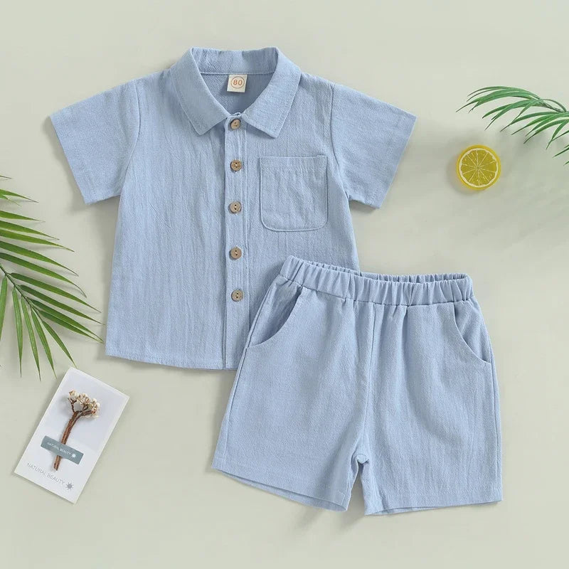 Baby Boy Shirt & Short Set