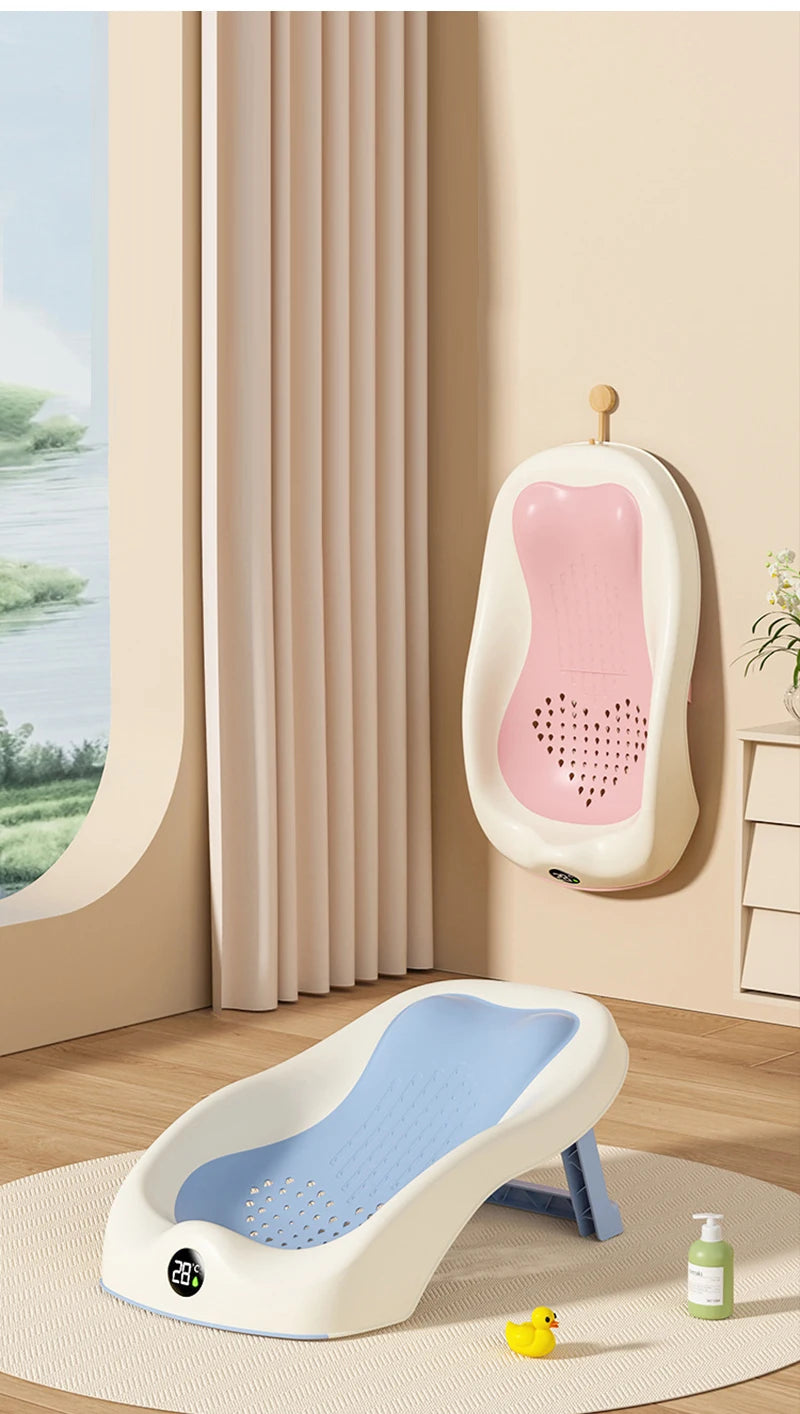 Infant Temperature Guage Non slip Folding Bath Bed Holder