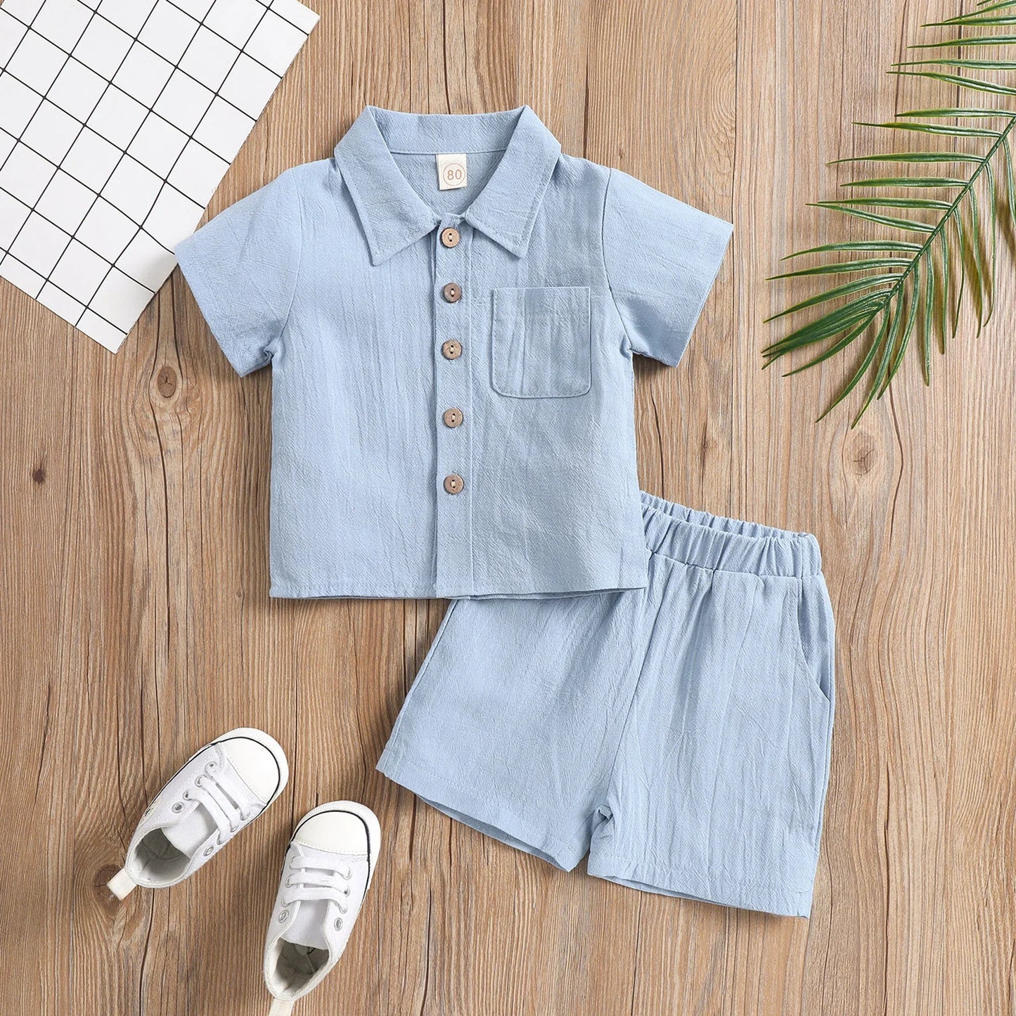 Baby Boy Shirt & Short Set