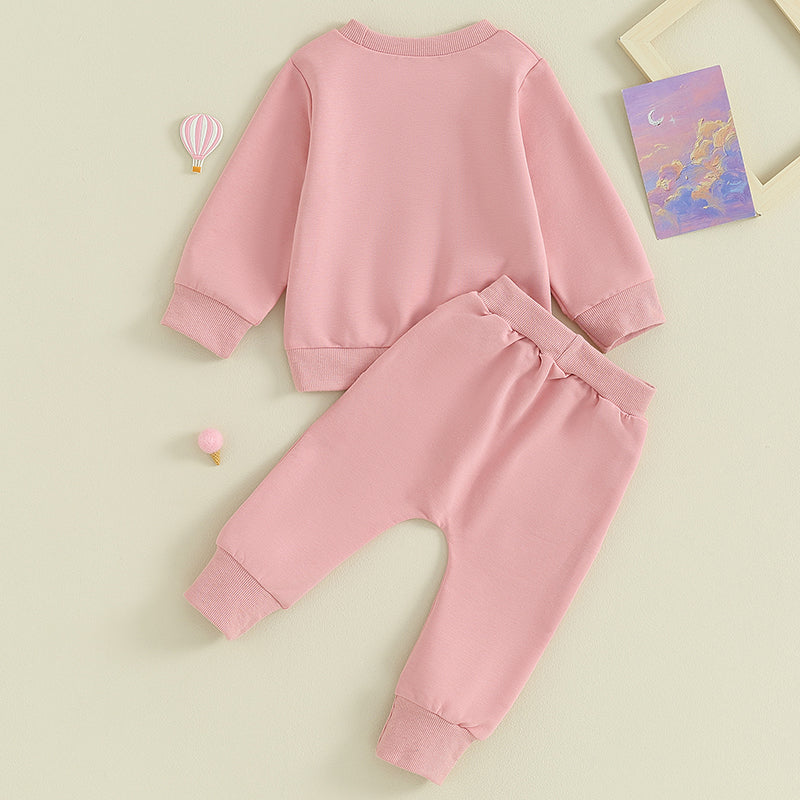 Baby Girls Oversize Sweater & Long Pants