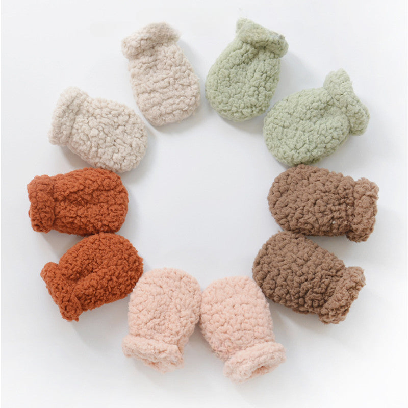 Winter Infant Fluffy Mittens