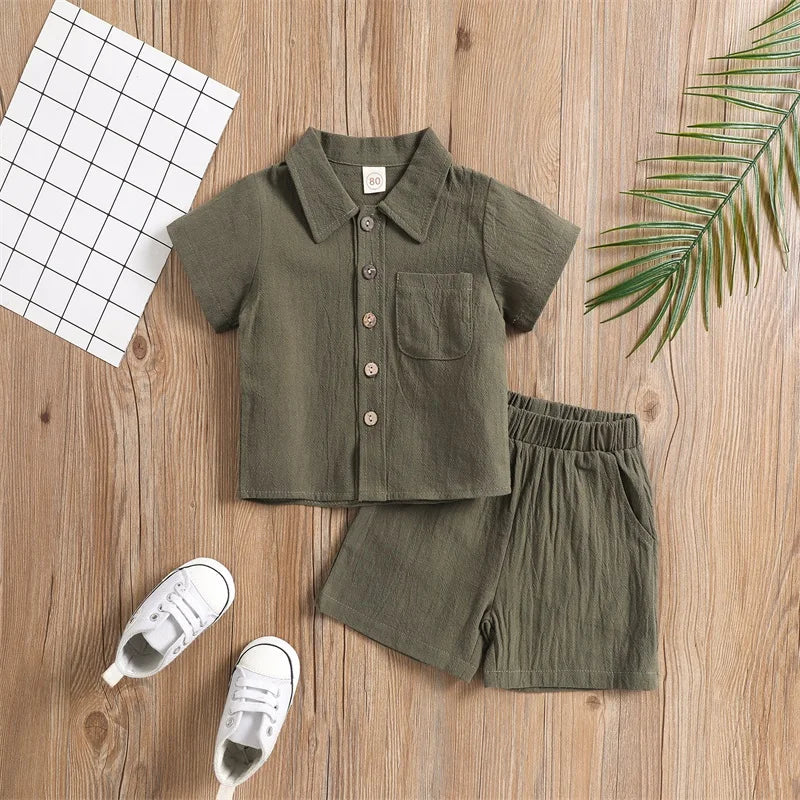 Baby Boy Shirt & Short Set