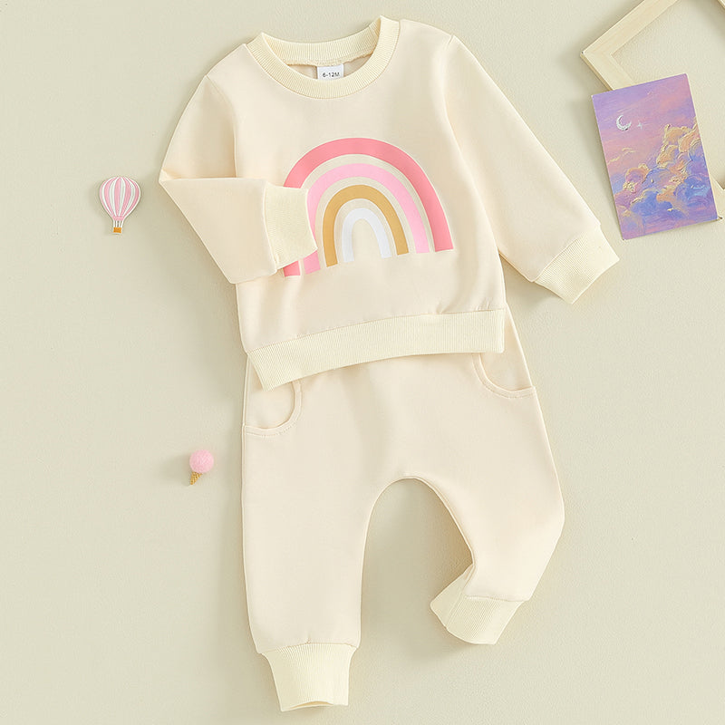 Baby Girls Oversize Sweater & Long Pants